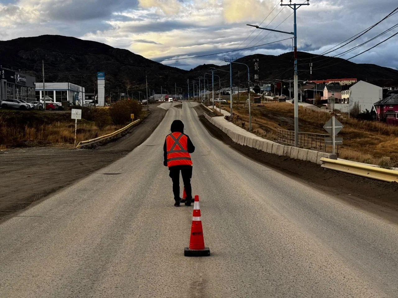 Control avenida Héroes de Malvinas